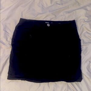 Lee Black Midrise Skirt (Skort) Casual